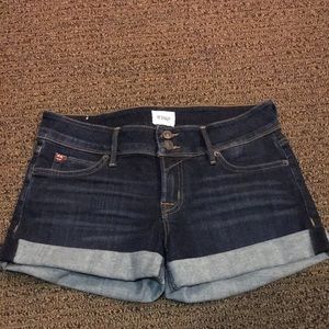 Hudson Croxley denim shorts size 26 rolled cuff